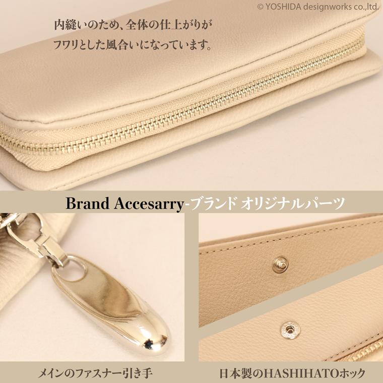【 ラウンド ギャルソン 長財布 】 BUONA Cuir ボナキュイール エトナ レディース 財布 サイフ 内縫い ラウンドファスナー 日本製 本革 レザー 牛革 革 皮 人気 | VREASON | 24