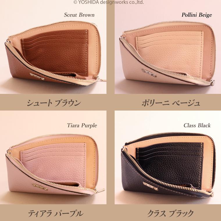 【 L字ファスナー ミディアム 折り財布 】 二つ 折財布 財布 サイフ 日本製 本革 ジョバンニ 牛革 革 スリム 薄型 ミニ 軽い コンパクト VREASON ヴレアゾン | VREASON | 27