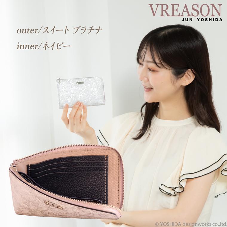 L字ファスナー ミディアム 折り財布 日本製 本革 デイジー レディース レザー 牛革 折財布 コンパクト 薄型 スリム 薄い スリム 小さい ミニ VREASON ヴレアゾン | VREASON | 20