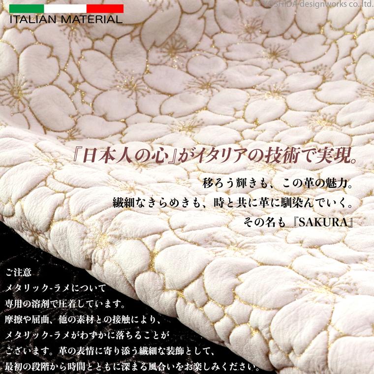 【 ラウンド ギャルソン 折り財布 】 日本製 本革 本革 財布 レディース レザー 牛革 折財布 折り財布 ミニ 軽い コンパクト 桜 サクラ 花柄 VREASON ヴレアゾン | VREASON | 06