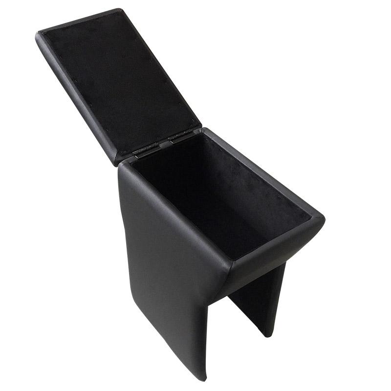 アズール アームレスト パジェロミニ ブラック 黒 レザー風 三菱