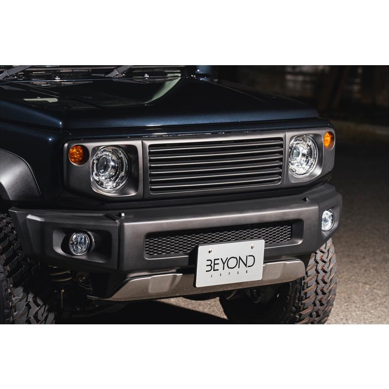 フロントグリル ジムニー ノマド JC74 BEYOND シボブラック塗装済