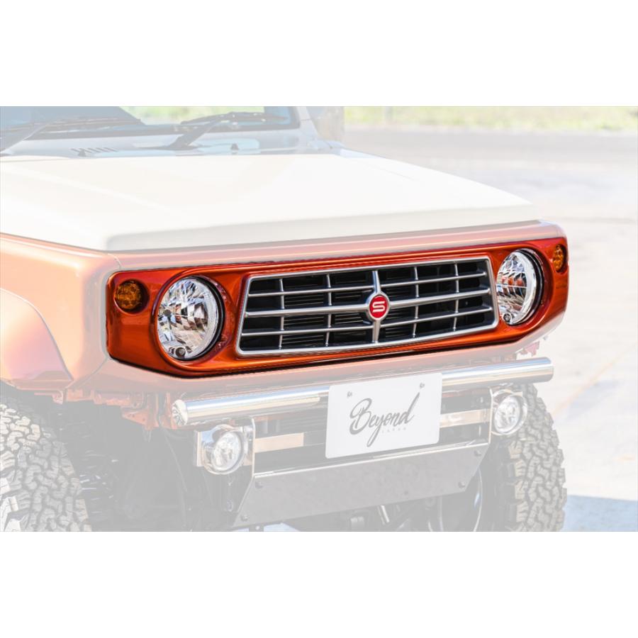 フロントグリル ジムニー JB64 BEYOND サニーフェイスグリル FRP製 未