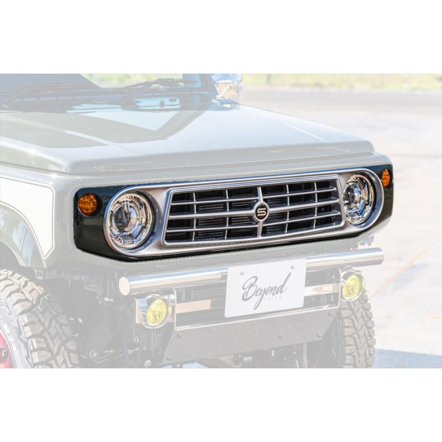 フロントグリル ジムニー ノマド JC74 BEYOND サニーフェイスグリル