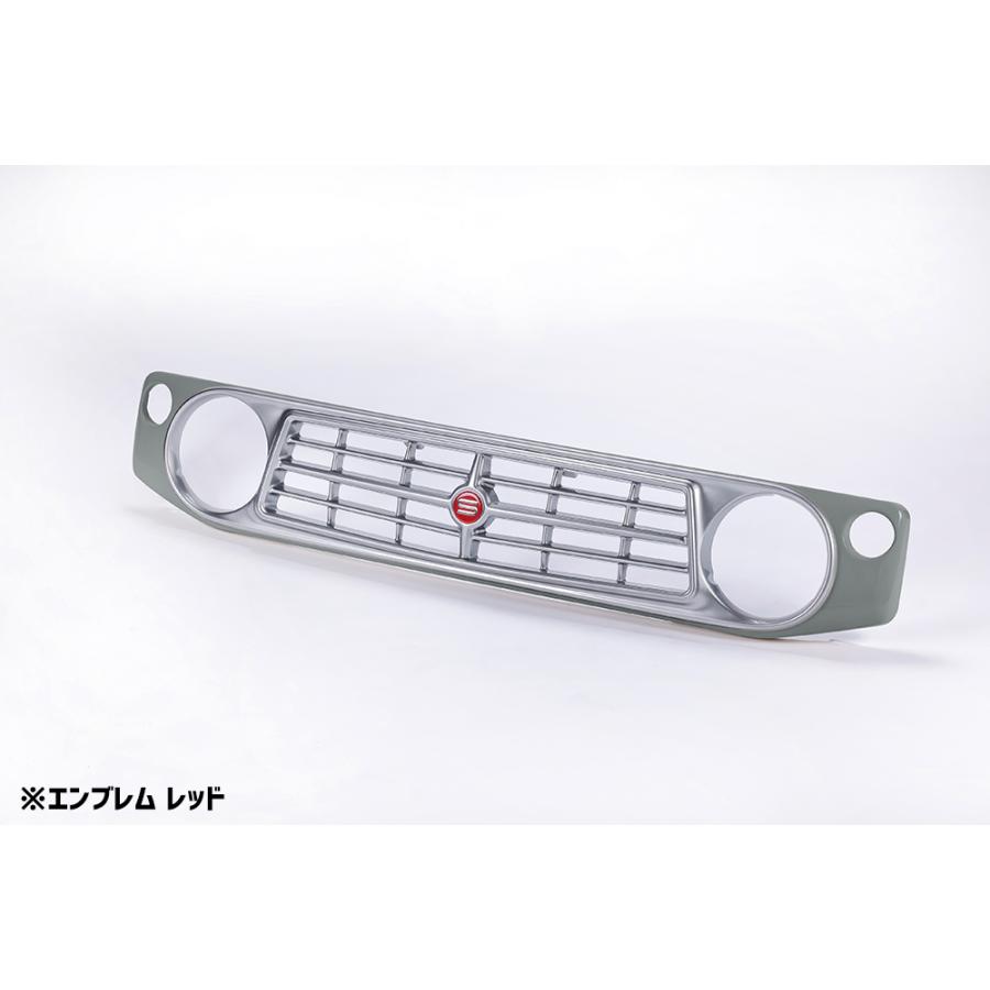 フロントグリル ジムニー シエラ JB74 BEYOND ミディアムグレー 塗装済