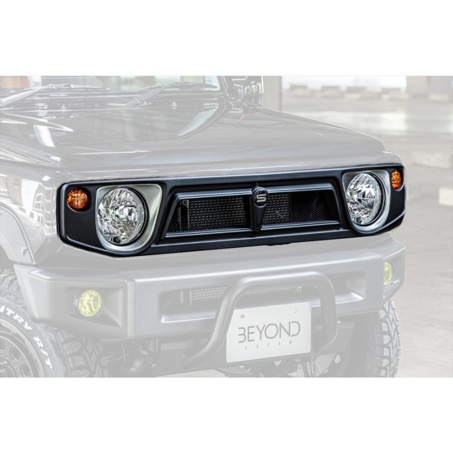 フロントグリル ジムニー ノマド JC74 BEYOND トレノフェイスグリル