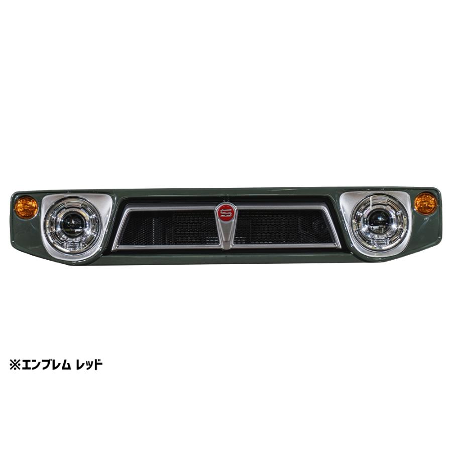 フロントグリル ジムニー ノマド JC74 BEYOND ジャングルグリーン 塗装