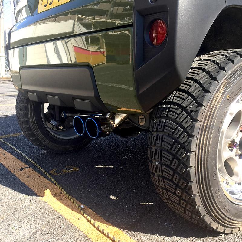 シュピーゲル マフラー タフト LA910S ターボ車専用 4WD チタンテール