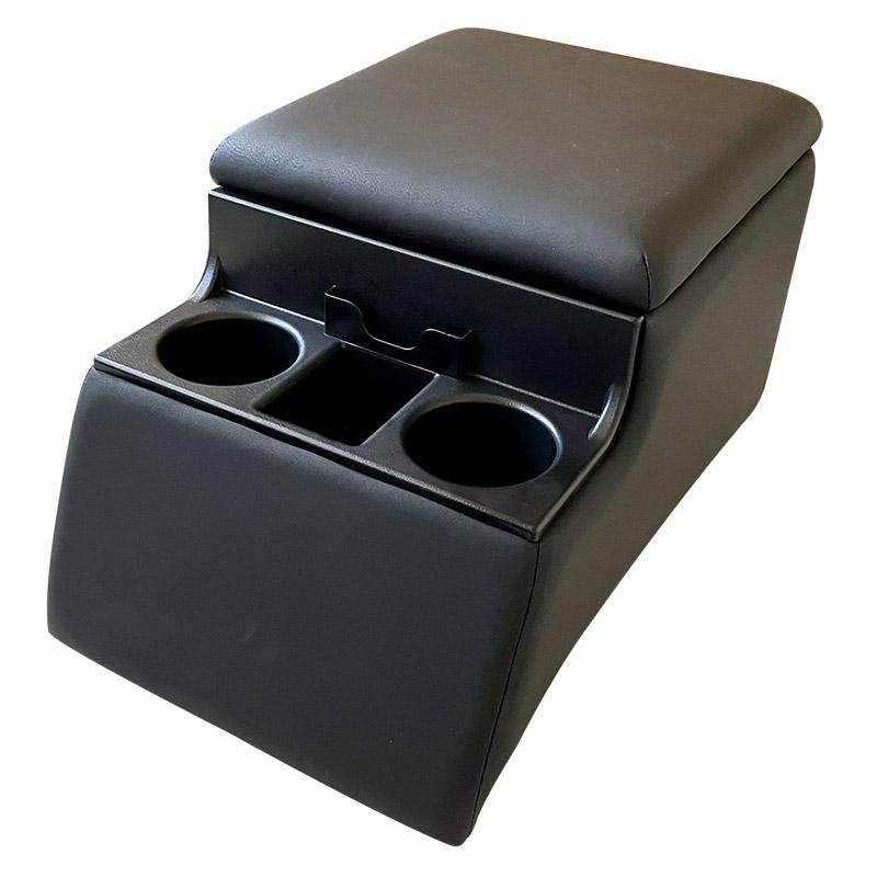 リアシート用コンソールボックス プリウスα トヨタ 黒 レザー風