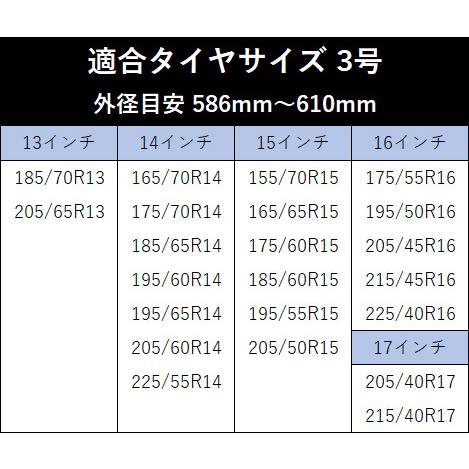 GET-PRO タイヤチェーン 非金属 スノーソック 3号サイズ Kei スズキ 