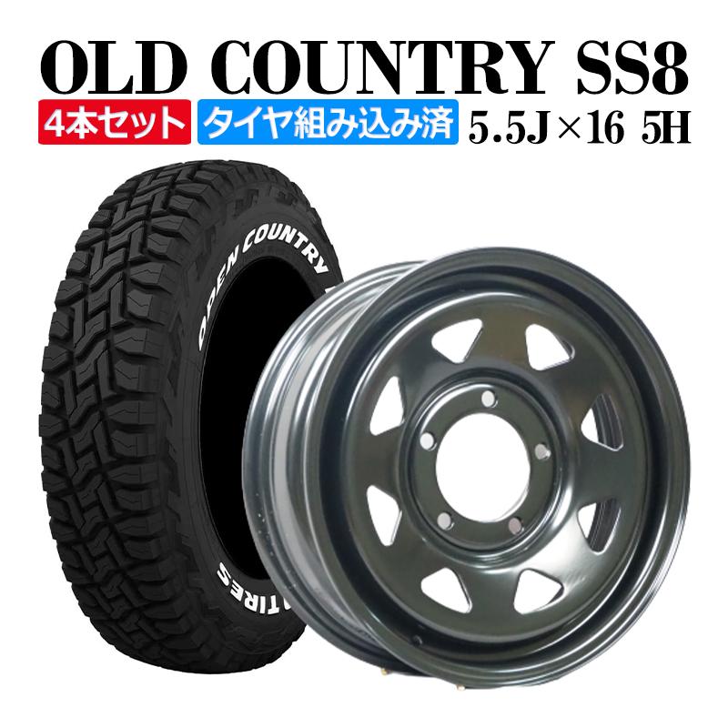 ジムニー ホイール 16インチ オールドカントリー 4本 タイヤ付き ジムニー ホイール 16インチ オールドカントリー 4本 タイヤ付き