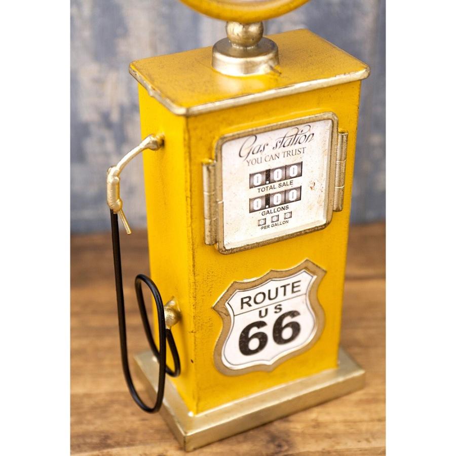 アメリカン レトロ調 ガスポンプ テーブルクロック イエロー Route66 時計 アメリカ アメリカン 雑貨 グッズ 世田谷ベース インテリア Eagak Yl アメリカン雑貨vs66 通販 Yahoo ショッピング