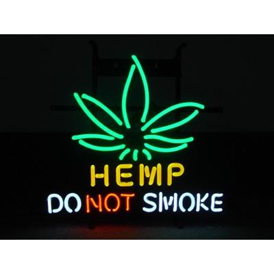 アメリカン　ネオンサイン　HEMP　DO　ヘンプ　大麻　店舗　看板　NOT　サイン　お店　SMOKE　ネオン