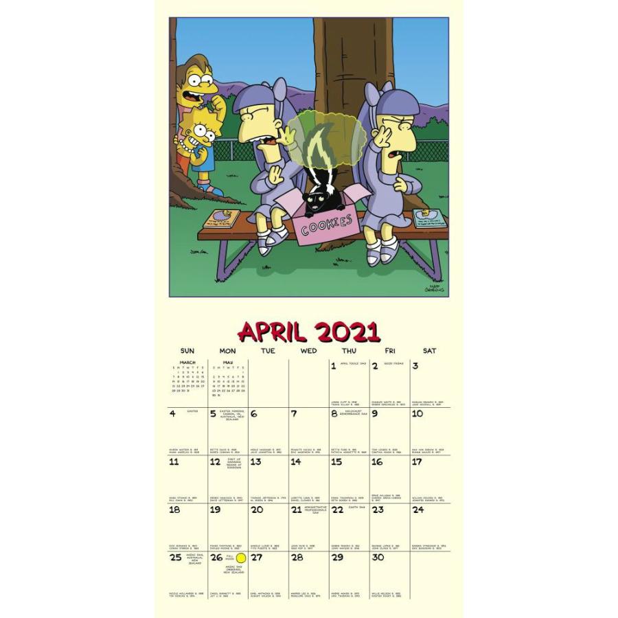 シンプソンズ 21年 令和3年 ミニ カレンダー 壁掛け The Simpsons バート ホーマー リサ マージ マギー グッズ かわいい 子供部屋 キャラクター 131 Ddmn60 21 キャラクター専門店 Vs66 Cartoon 通販 Yahoo ショッピング