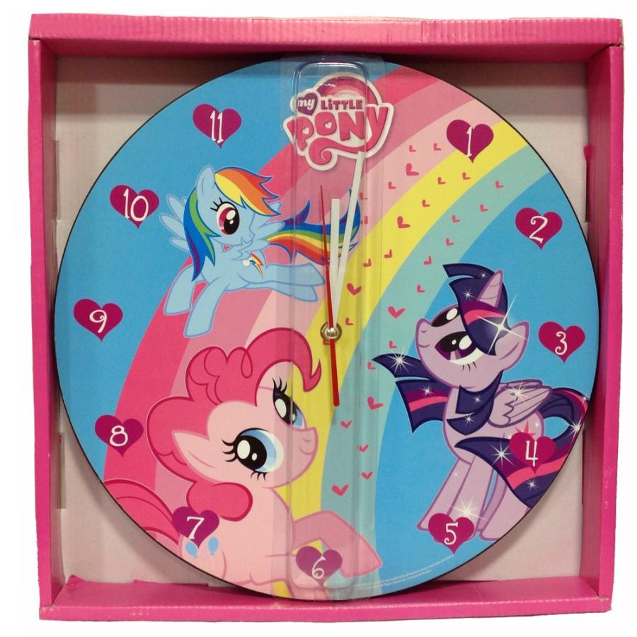 マイリトルポニーウッド ウォールクロック 掛け時計 Mylittlepony Mlp トワイライトスパークル ピンキーパイ レインボーダッシュ グッズ アメリカン 雑貨 女の子 131 Mlp Clc キャラクター専門店 Vs66 Cartoon 通販 Yahoo ショッピング