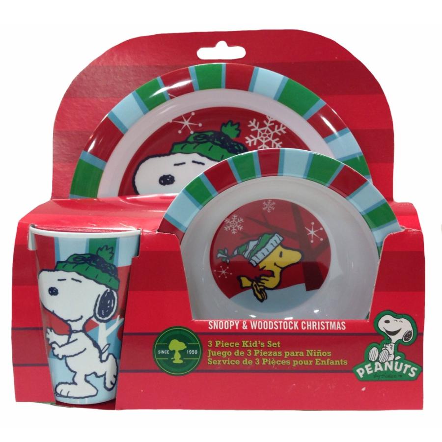 ピーナッツ スヌーピー ３ｐ メラミン 食器 セット クリスマス ギフト 出産祝い Peanuts グッズ 66 キャラクター専門店 Vs66 Cartoon 通販 Yahoo ショッピング