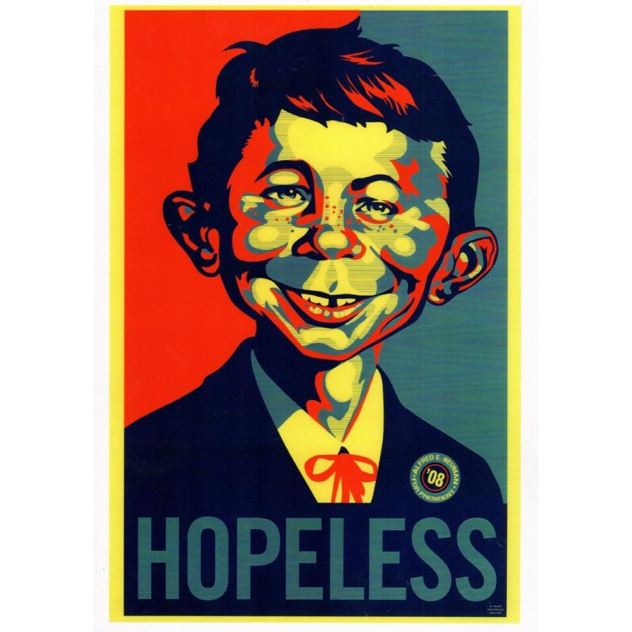 ミニポスター Mad Magazine Alfred E Neuman アルフレッドイーニューマン Hopeless アメキャラ インテリア ポスター かわいい おしゃれ アメリカン 雑貨 Cp 036 キャラクター専門店 Vs66 Cartoon 通販 Yahoo ショッピング