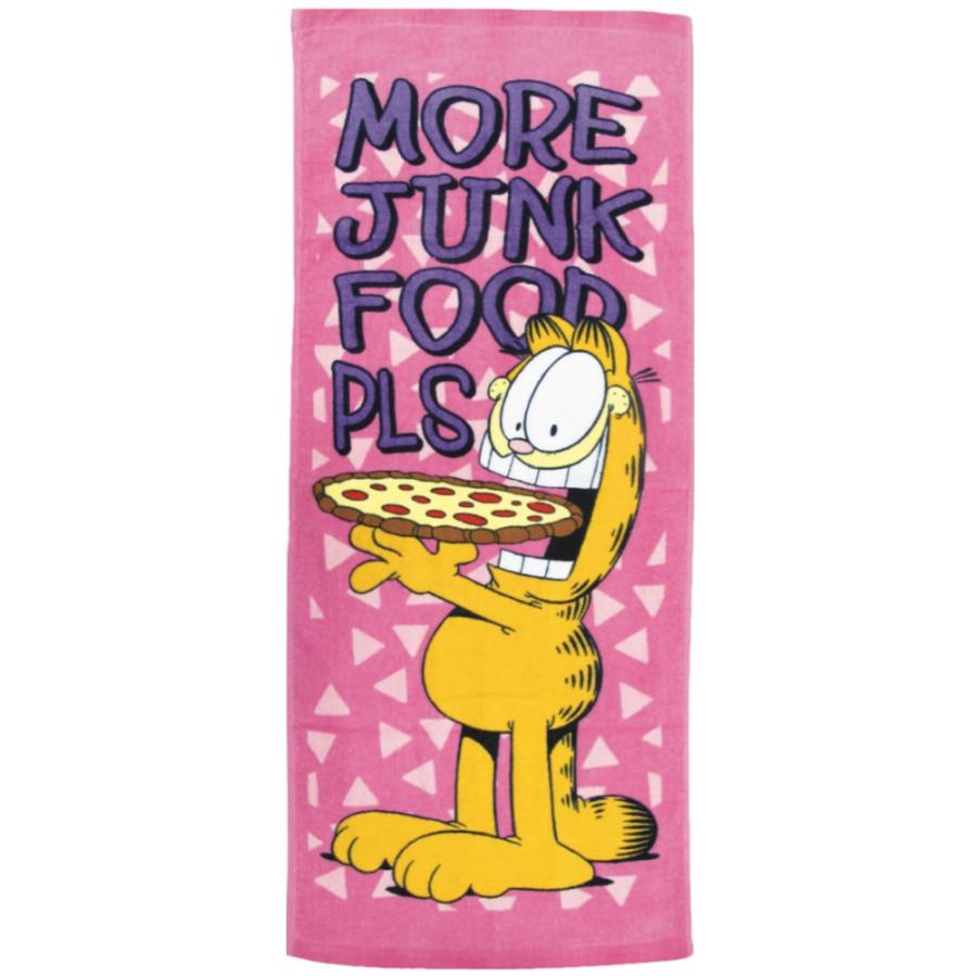 Garfield ガーフィールド タオル Pizza フェイスタオル スポーツ キャラクター 雑貨 女の子 男の子 グッズ かわいい Gf001 Pk キャラクター専門店 Vs66 Cartoon 通販 Yahoo ショッピング