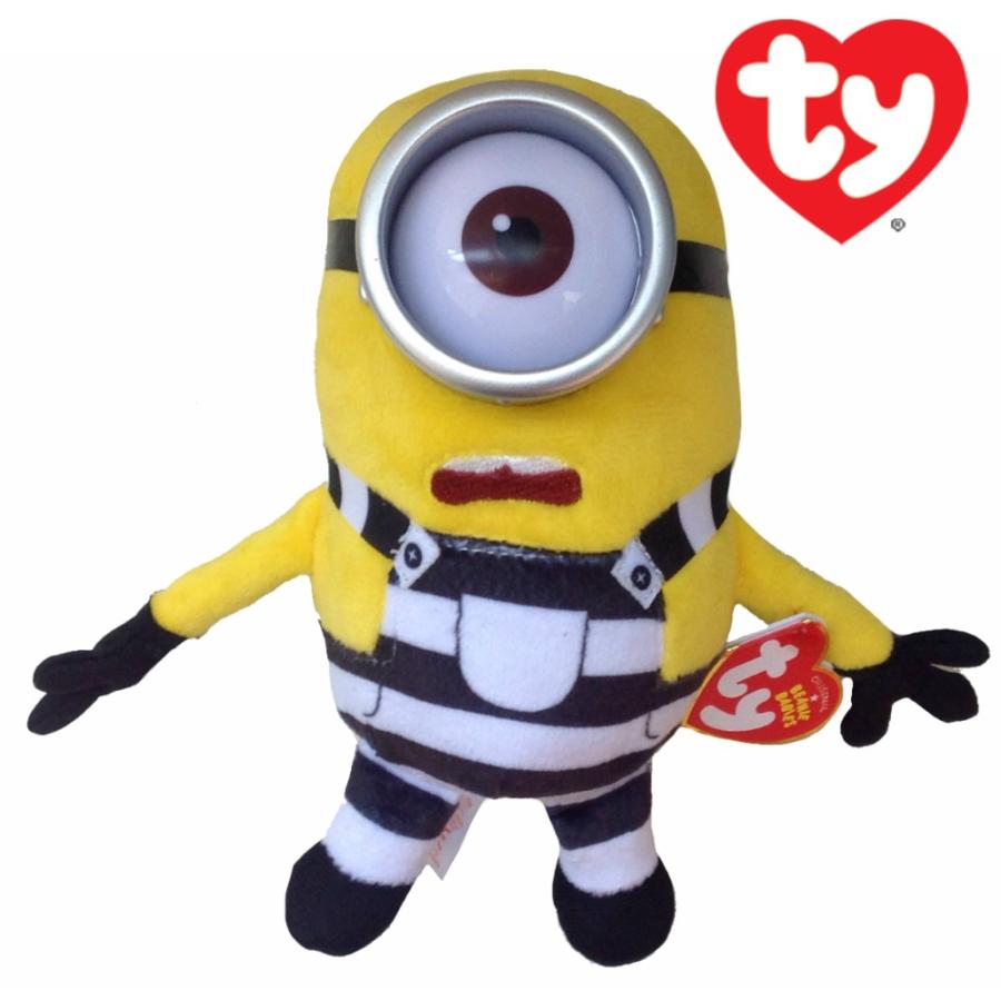 ミニオン Ty 15cm ぬいぐるみ カール マスコット プラッシュ ミニオンズ ケビン 怪盗グルー 大脱走 グッズ Minion Ty Carl キャラクター専門店 Vs66 Cartoon 通販 Yahoo ショッピング