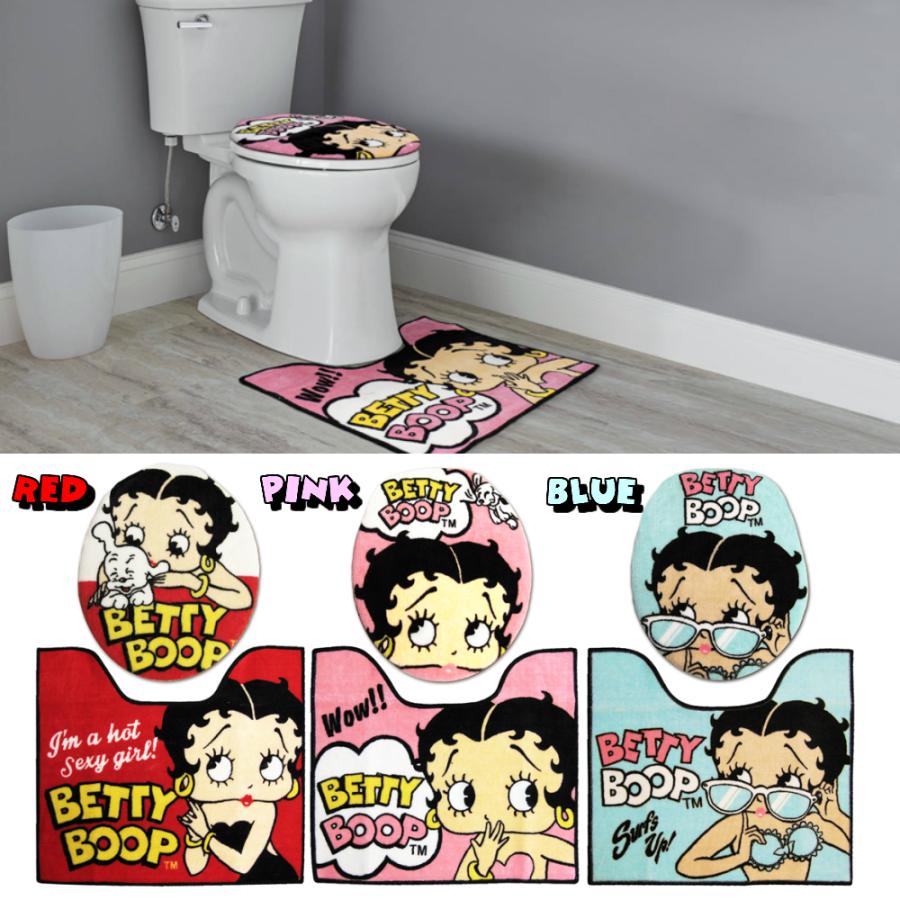 ベティブープ トイレマット カバー 2点セット ベティちゃん 生活雑貨 かわいい おしゃれ Betty Boop グッズ Sho Wc Set キャラクター専門店 Vs66 Cartoon 通販 Yahoo ショッピング