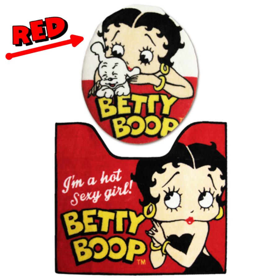 ベティブープ トイレマット カバー 2点セット ベティちゃん 生活雑貨 かわいい おしゃれ Betty Boop グッズ Sho Wc Set キャラクター専門店 Vs66 Cartoon 通販 Yahoo ショッピング