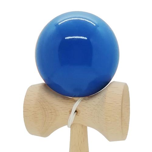 【送料無料(定形外発送)】けん玉　MY-KENDAMA　オリジナル　MKS-14　SolidColor Luster　ソリッドカラー光沢塗装　青色　ブルー　自然木　標準サイズ｜vsbigfield｜02