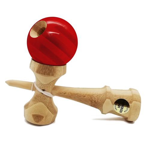 【送料無料(定形外発送)】けん玉　MY-KENDAMA　オリジナル　MKV-04　ClearColor Bamboo　バンブークリアカラー光沢塗装　赤色　レッド　竹　バンブー　標準｜vsbigfield｜03