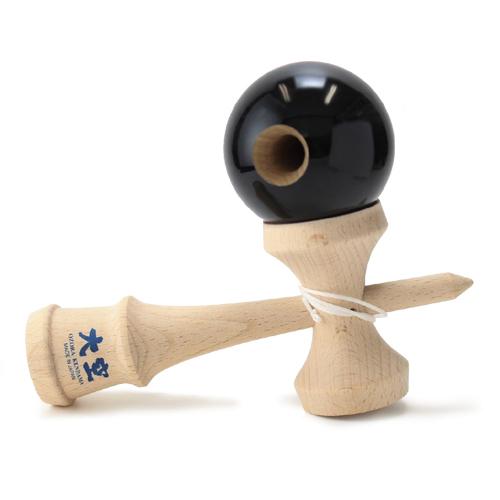 山形工房 【送料無料】 けん玉大空黒色 日本けん玉協会認定 競技用