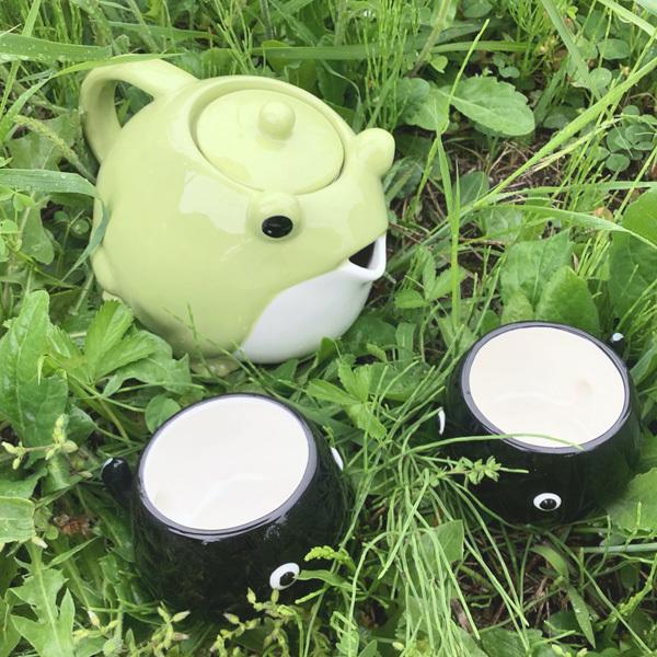 送料無料 親子ティーセット | カエル シマエナガ パンダ 柴犬