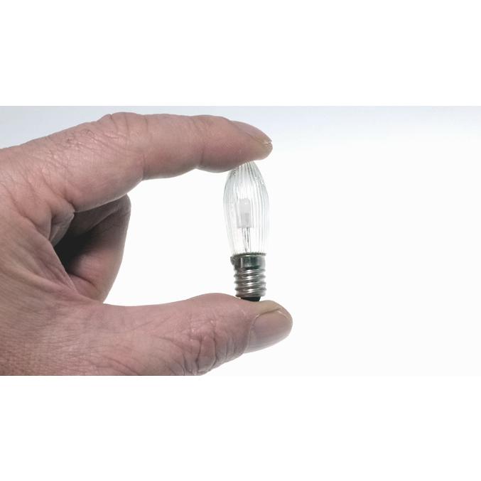 AC専用 LED豆電球 キャンドル形 電球色 E10 AC10V-55V : ショップユー