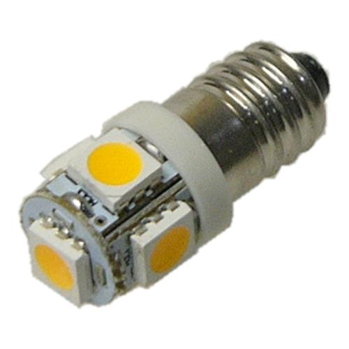 LED豆電球 DC4.5V 電球色 5LED 口金サイズE10 : ショップユー本店