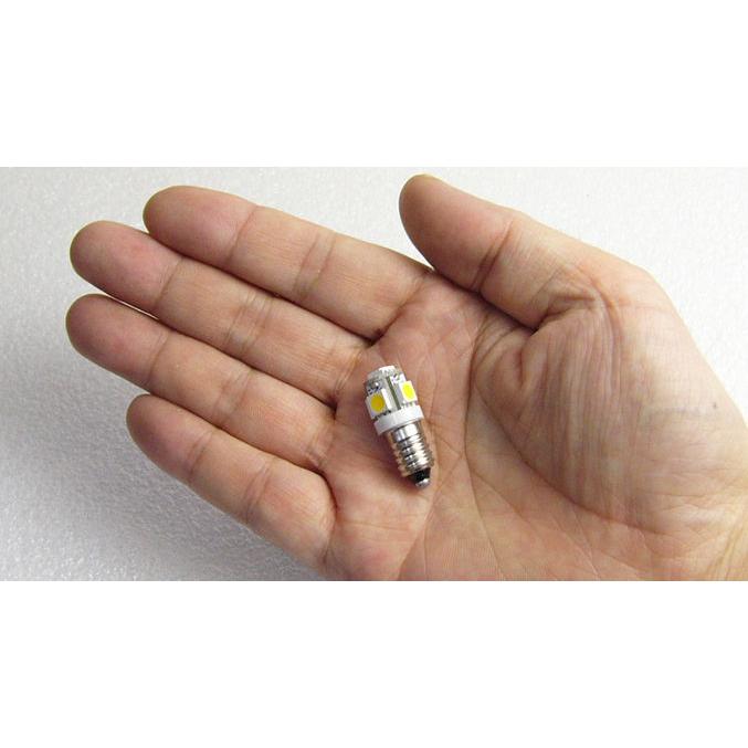 LED豆電球 DC4.5V 電球色 5LED 口金サイズE10 : ショップユー本店