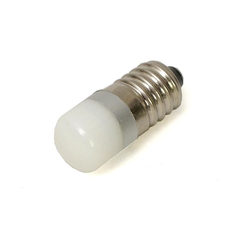 LED豆電球 AC/DC両用 10V-30V 白色カバー付き 口金E10 : ショップユー