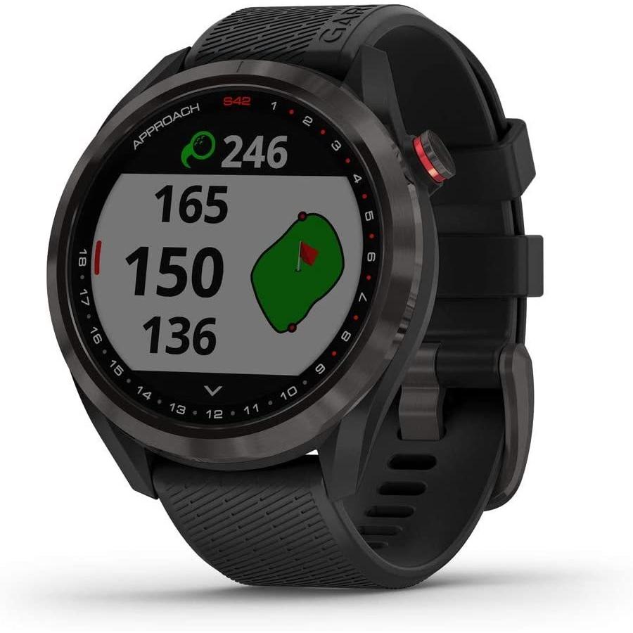 GARMIN Approach S42 ブラック カーボングレイ ガーミン ゴルフウォッチ approachs42VSL Express
