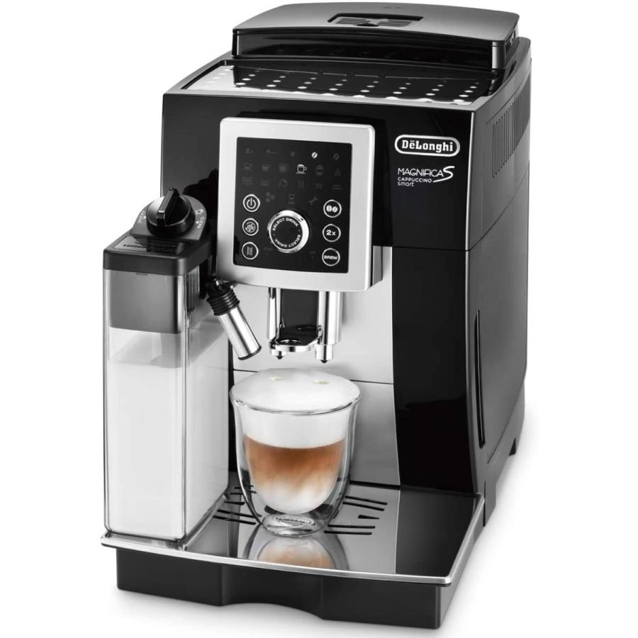 デロンギ(DeLonghi) ECAM23260SBN コンパクト全自動コーヒーメーカー ブラック マグニフィカ S 自動カフェラテ