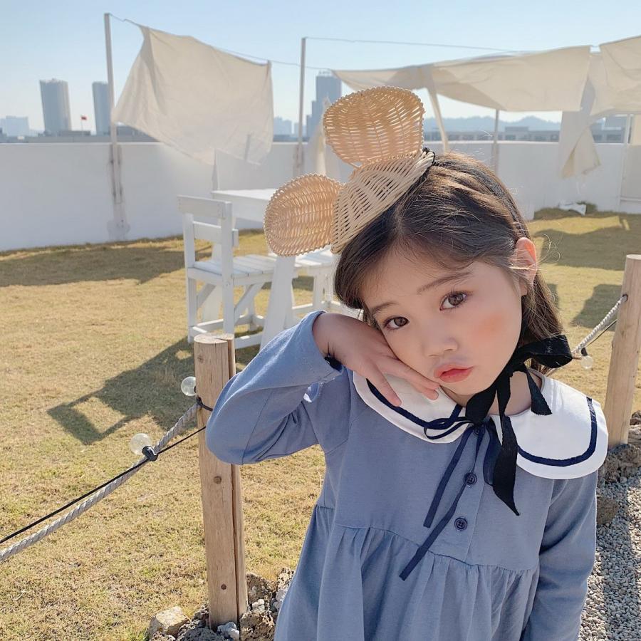 長袖ワンピース 韓国子供服 韓国子ども服 女の子 カジュアル ナチュラル キッズ 無地 超可愛い春 秋90 100 110 1 130 140 Lxx0596 Vsmile 通販 Yahoo ショッピング