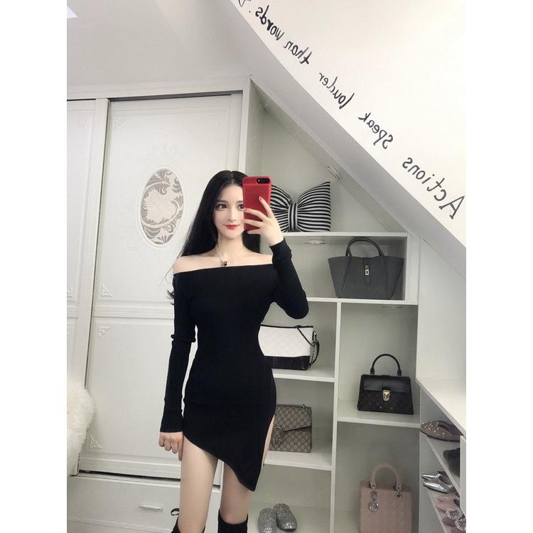 ニットワンピース レディース タイトワンピース ミニ オフショルダー 無地 長袖 冬 秋冬 きれいめ Nvs0056 Vsmile 通販 Yahoo ショッピング