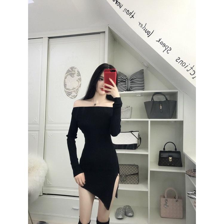 ニットワンピース レディース タイトワンピース ミニ オフショルダー 無地 長袖 冬 秋冬 きれいめ Nvs0056 Vsmile 通販 Yahoo ショッピング