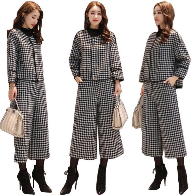 パンツスーツ レディース 服 千鳥格子柄 パンツドレス ジャケット パンツスーツ 母 スーツ 卒業式 入学式 兼用 Nvs02 Vsmile 通販 Yahoo ショッピング