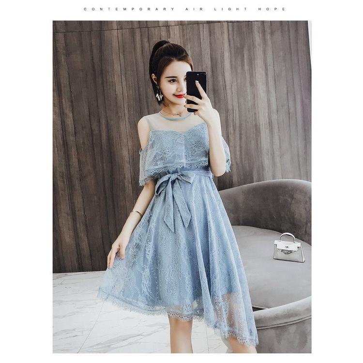 ワンピース レディース 夏 半袖 ドレスワンピース レースワンピース ロングワンピース 代30代40代 夏 結婚式 披露宴 二次会 Nvs0437 Vsmile 通販 Yahoo ショッピング