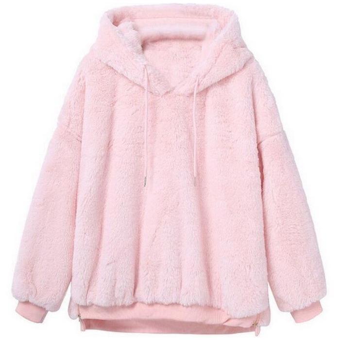 パーカー 裏ボア レディース トップス スウェットパーカー S M L Xl 2xl 全3色 スウェット 裏起毛 トレーナー 韓国 ファッション 人気 18秋冬新作 Wf0056 Vsmile 通販 Yahoo ショッピング