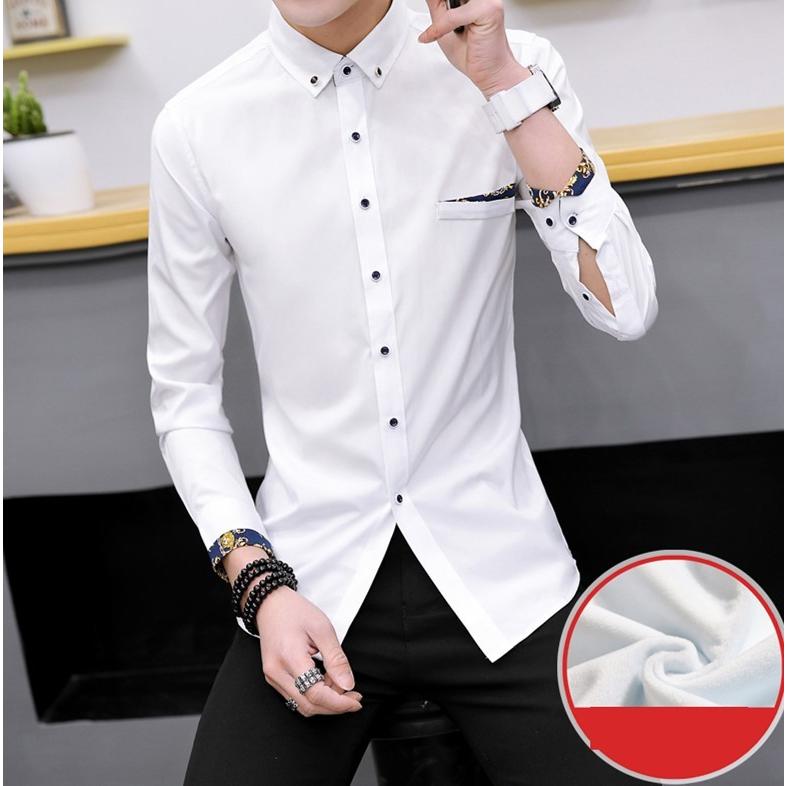 シャツ メンズ 長袖 開襟 カジュアルシャツ メンズ シャツ ワイシャツ トップス スリム おしゃれ 長袖シャツ 白シャツ スリム ビジネス Wk0168 Vsmile 通販 Yahoo ショッピング