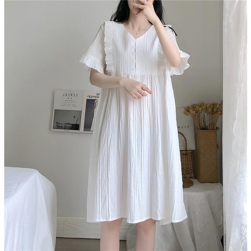 パジャマ レディース ワンピース パジャマ 半袖 夏 パジャマ ネグリジェ かわいい パジャマ ゆったり ルームウェア 部屋着 寝巻き Y Vsmile 通販 Yahoo ショッピング