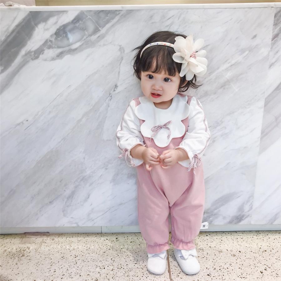 ベビー服 カバーオール 子供 長袖 ベビーロンパース オーバーオール 女の子 新生児 フォーマル 出産祝 結婚式 プレゼント66 73 80 90 Y6508 Vsmile 通販 Yahoo ショッピング