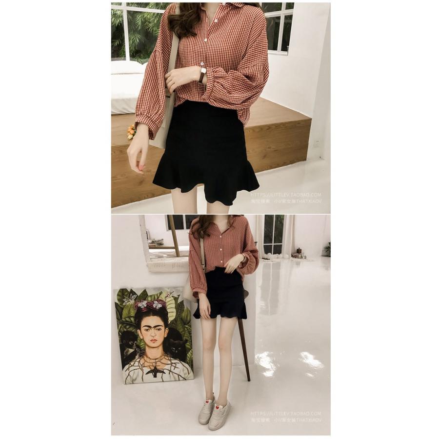 ギンガムチェックシャツ 海外 韓国 韓国ファッション 韓国スタイル レディース トレンド 春夏 春 夏 Y Vsmile 通販 Yahoo ショッピング