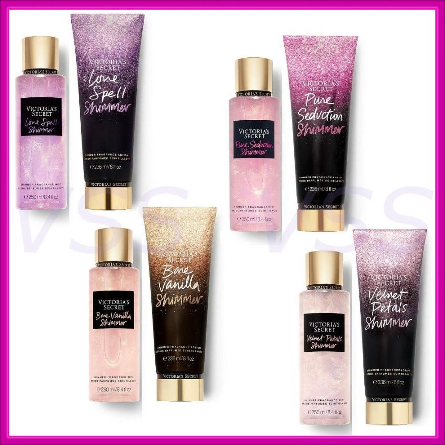 限定品 18 19shimmercollection シマーミスト ローションセット Victoria Ssecretfantasies ヴィクトリアズシークレット Sagaretxe Net