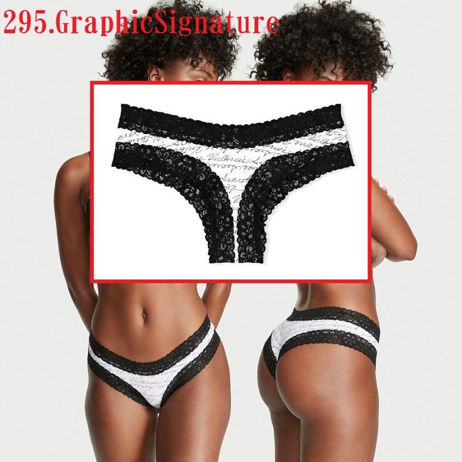 VICTORIA'S SECRET Lace-Waist Cheeky Panties#14 ショーツ