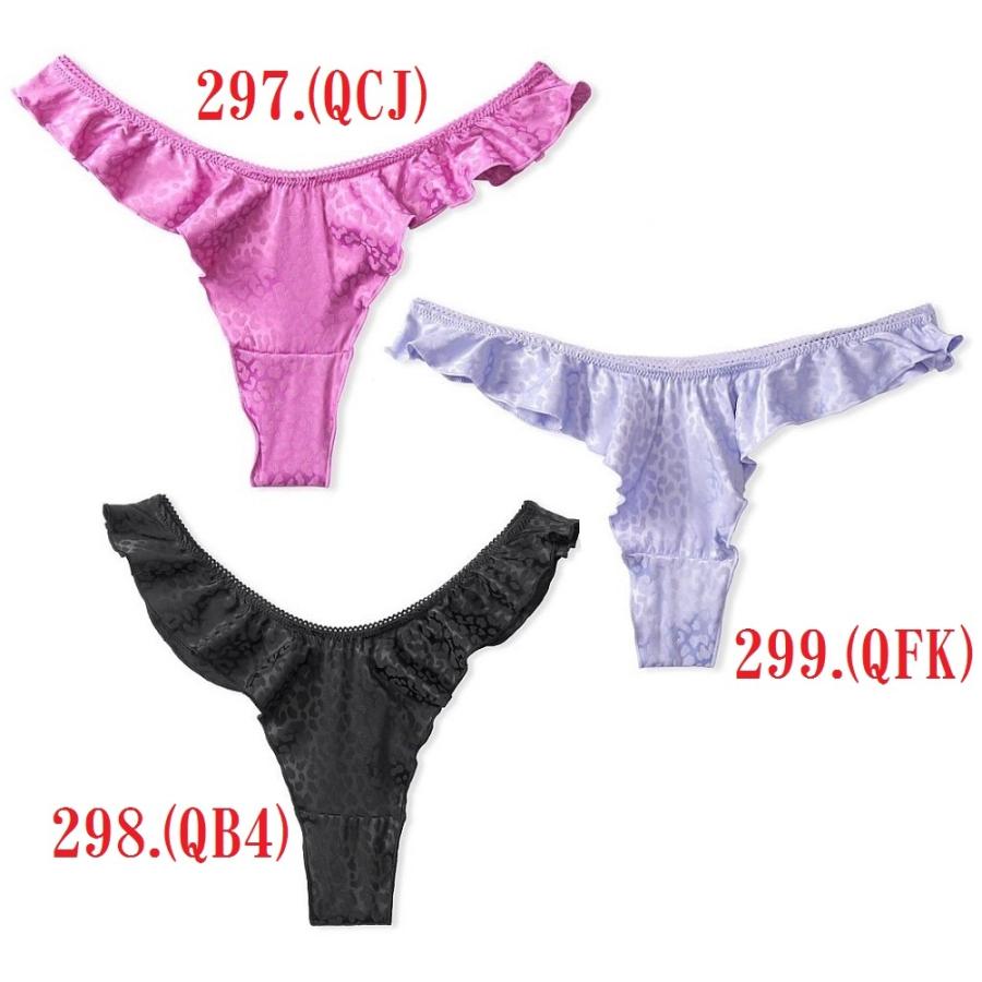 ヴィクトリアシークレット新品5点セット VICTORIA'S SECRET（ヴィクトリアシークレット） Satin Ruffle Thong