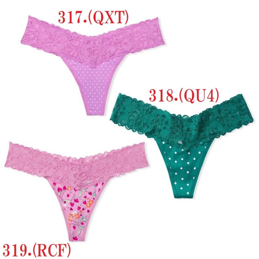 VICTORIA'S SECRET（ヴィクトリアシークレット） Lace-waist Thong