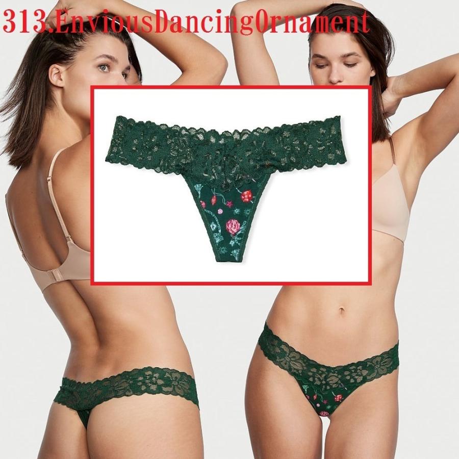 VICTORIA'S SECRET Lace-waist Thong Panties#19 ショーツ